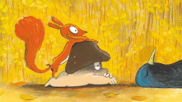 © Oliver Tallec «Ist Amsel tot_», Gerstenberg Verlag 2025